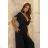 Damen Plus Size (42-46) langes elegantes ärmelloses Partykleid POLISH FASHION PMLBC23265-10 - Farbe   schwarz - Velikost   36