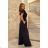 Damen Plus Size (42-46) langes elegantes ärmelloses Partykleid POLISH FASHION PMLBC23265-10 - Farbe   schwarz - Velikost   36