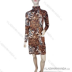 Šaty elegantní dlouhý rukáv icecool dámské (S/M ONE SIZE) ITALSKÁ MODA IMM22W560
