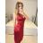 Šaty dlouhé společenské na ramínka dámské (S/M ONE SIZE) ITALSKá MODA IM3236537