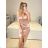 Šaty dlouhé společenské na ramínka dámské (S/M ONE SIZE) ITALSKá MODA IM3236537/DU S/M Černá