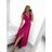 Women's Sleeveless Long Party Dress (S/M ONE SIZE) ITALIAN FASHION IM9235192 - Colour   black - Size   S/M