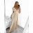 Women's Sleeveless Long Party Dress (S/M ONE SIZE) ITALIAN FASHION IM9235192 - Colour   black - Size   S/M
