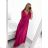Women's Sleeveless Long Party Dress (S/M ONE SIZE) ITALIAN FASHION IM9235192 - Colour   black - Size   S/M