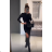Women's Long Sleeve Dress (S/M ONE SIZE) ITALIAN FASHION IMPGM2311311 -   black -   S/M