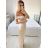 Šaty společenské carmen elegantní dámské (S/M ONE SIZE) ITALSKá MODA IMS235378/DU S/M Černá
