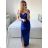 Šaty společenské carmen elegantní dámské (S/M ONE SIZE) ITALSKá MODA IMS235378/DU S/M Černá