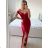 Šaty společenské carmen elegantní dámské (S/M ONE SIZE) ITALSKá MODA IMS235378/DU S/M Černá