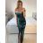 Šaty společenské carmen elegantní dámské (S/M ONE SIZE) ITALSKá MODA IMS235378/DU S/M Černá