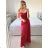Women's Strapless Long Party Dress (S/M ONE SIZE) ITALIAN FASHION IMPSH236530