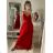 Women's long strapless tulle party dress (S/M ONE SIZE) ITALIAN FASHION IMHMS24ELENA