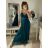 Women's long strapless tulle party dress (S/M ONE SIZE) ITALIAN FASHION IMHMS24ELENA