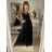 Women's long strapless tulle party dress (S/M ONE SIZE) ITALIAN FASHION IMHMS24ELENA