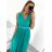 Women's long strapless tulle party dress (S/M ONE SIZE) ITALIAN FASHION IMHMS24ELENA