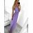 Women's long strapless tulle party dress (S/M ONE SIZE) ITALIAN FASHION IMHMS24ELENA