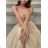 Women's Long Strapless Sequin Party Dress (S/M ONE SIZE) ITALIAN FASHION IMPSH233348