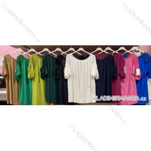 Tunic / blouse long sleeve women's oversized (3XL / 4XL ONE SIZE) ITALIAN FASHION IMWQ2191650
