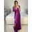 Šaty dlhé elegantné na ramienka dámske (S/M ONE SIZE) TALIANSKA MÓDA IMPBB23B24077