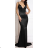 Elegantes Sommerkleid mit glitzernden Pailletten für Damen (Einheitsgröße S/M) ITALIAN FASHION IMPBB23O3837