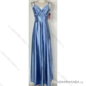 Šaty dlouhé elegantní na ramínka dámské (S/M ONE SIZE) ITALSKÁ MÓDA IMPBB24C25007