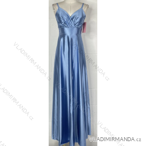 Šaty dlhé elegantné na ramienka dámske (S/M ONE SIZE) TALIANSKA MÓDA IMPBB24C25007