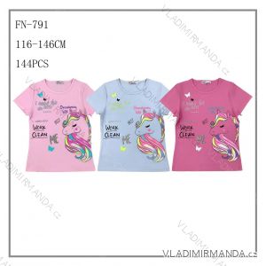 Mädchen Jugend Kurzarm T-Shirt (116-146) SEZON JS-7018