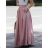 Sukně maxi dlouhá v pase na žabičkování dámská (S/M/L ONE SIZE) ITALSKÁ MÓDA IMHMS23088/DUR -   červená -   M/L