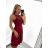 Elegant formal dress with straps for women (S / M ONE SIZE) ITALIAN FASHION IMHMS23139/DU
