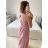 Šaty dlouhé elegantní bez rukávu dámské (S/M ONE SIZE) ITALSKá MóDA IMM22pl68805/DU