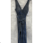 Women's long strapless sequin party dress (S/M ONE SIZE) ITALIAN FASHION IMPMD2360600