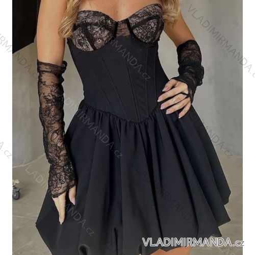 Šaty elegantný carmen dámske (S/M ONE SIZE) TALIANSKA MÓDA IMPMD246757