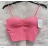Croptop na ramínka dámský (S/M ONE SIZE) ITALSKÁ MÓDA IMPMD242811L