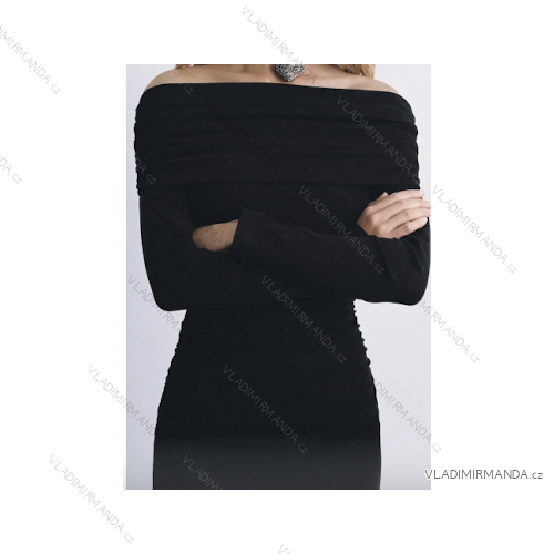 Šaty elegantný carmen  dámske (S/M ONE SIZE) TALIANSKA MÓDA IMPMD2431555L