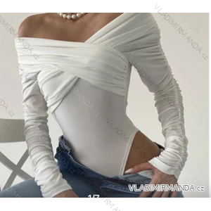 Body dlouhý rukáv dámské (S/M ONE SIZE) ITALSKÁ MÓDA IMPMD2431984