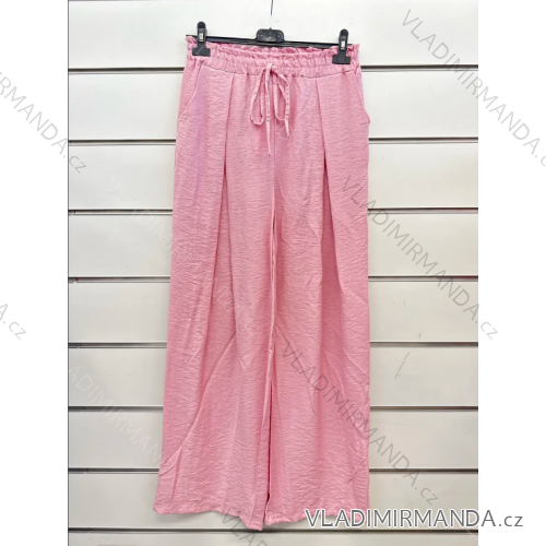 Nohavice dlhé letné dámske (S/M ONE SIZE) TALIANSKA MÓDA IMPSH242449