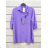 Women's Oversize Long Sleeve Tunic (S/M ONE SIZE) ITALIAN FASHION IMPSH2316090