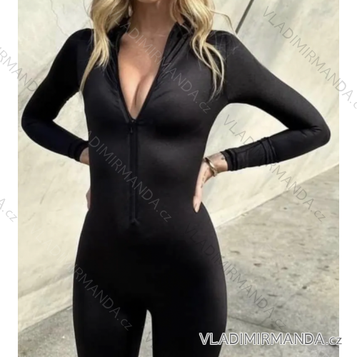 Women's long sleeve jumpsuit (S/M/L ONE SIZE) ITALIAN FASHION IMPLP2456010012
