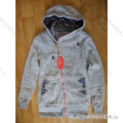 Mikina teplá dámská (m-2xl) LHD FASHION D256