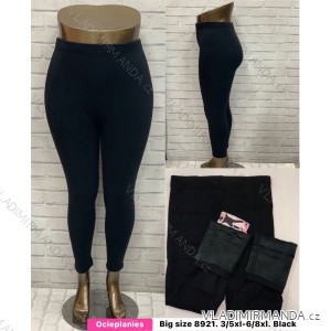 Legíny dlhé zateplené dámske nadrozmer (3XL/5XL-6XL/8XL) TURECKÁ MÓDA TMWL23T2267/DR