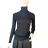 Sveter rolák dlhý rukáv dámske (SM) NEW NOCE TURECKO TM923096/DUR -   šedá tmavá -   S / M
