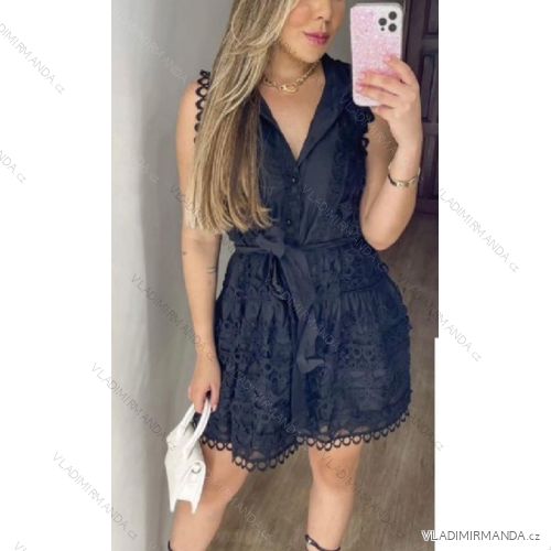Dress with 3/4-sleeve ladies pocket (uni sl) ITALIAN Fashion IM3181746