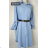 Long Shirt Dress With Belt Summer Sleeveless Ladies (S/M ONE SIZE) ITALIAN FASHION IMPBB23E9742
