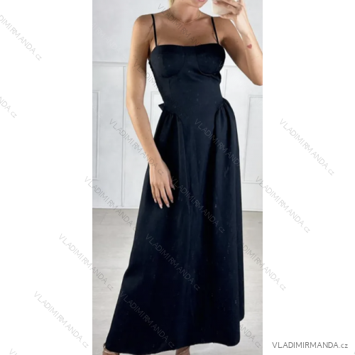 Women's Summer Elegant Sparkly Sequin Strap Dress (S/M ONE SIZE) ITALIAN FASHION IMPBB23O3837