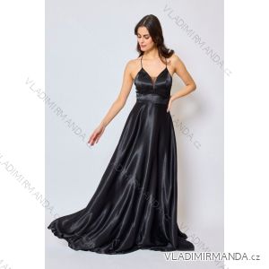 Langes, elegantes, trägerloses Partykleid für Damen (SL) FRENCH FASHION FMPEL23DORIANE