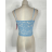 Croptop krajkový na ramínka dámský (S/M ONE SIZE) ITALSKÁ MÓDA IMPBB24O8335