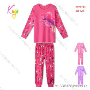 Pyžamo dlouhé dětské dívčí (98-128)  KUGO MP1719