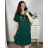 Šaty oversize krátký rukáv dámské nadrozměr (L/XL/2XL ONE SIZE) ITALSKÁ MÓDA IMBM23NEKLES