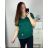 Kurzarm-Tunika für Damen in Übergröße (2XL/3XL/4XL Einheitsgröße) ITALIAN FASHION IMC23080/DU