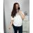 Tunika mit Anhänger Kurzarm Damen Übergröße (3XL/4XL ONE SIZE) ITALIAN FASHION IMC23020