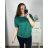 Tunika mit Anhänger Kurzarm Damen Übergröße (3XL/4XL ONE SIZE) ITALIAN FASHION IMC23020 -   schwarz -   2XL/3XL